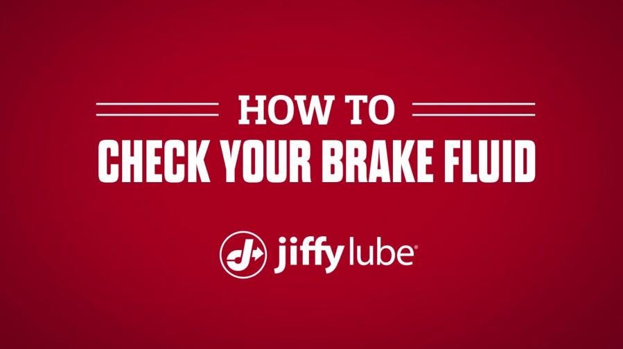How to check your brake fluid with Jiffy Lube banner