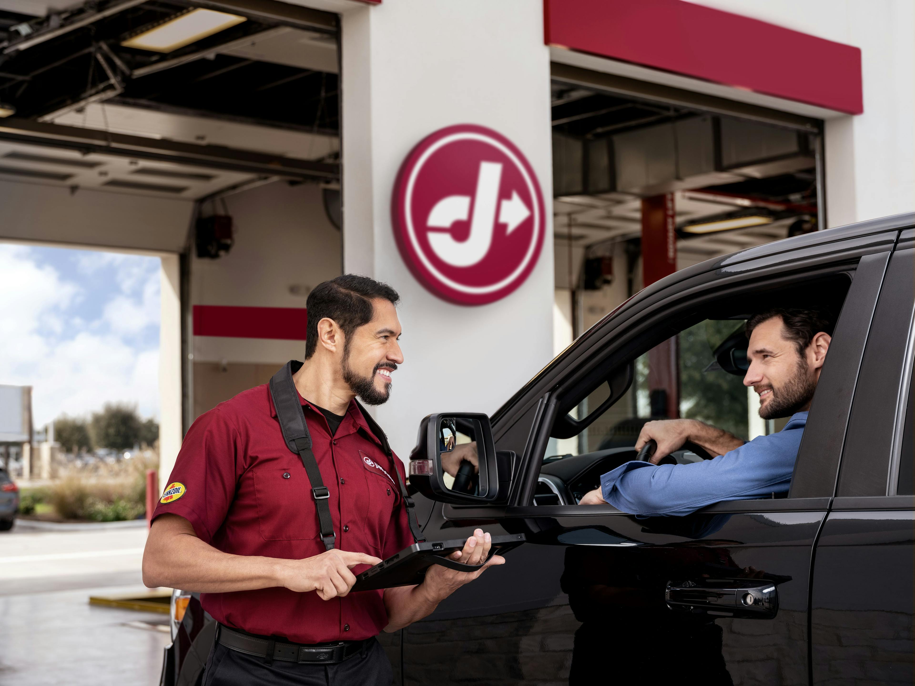 Customer Service Agent greeting a customer