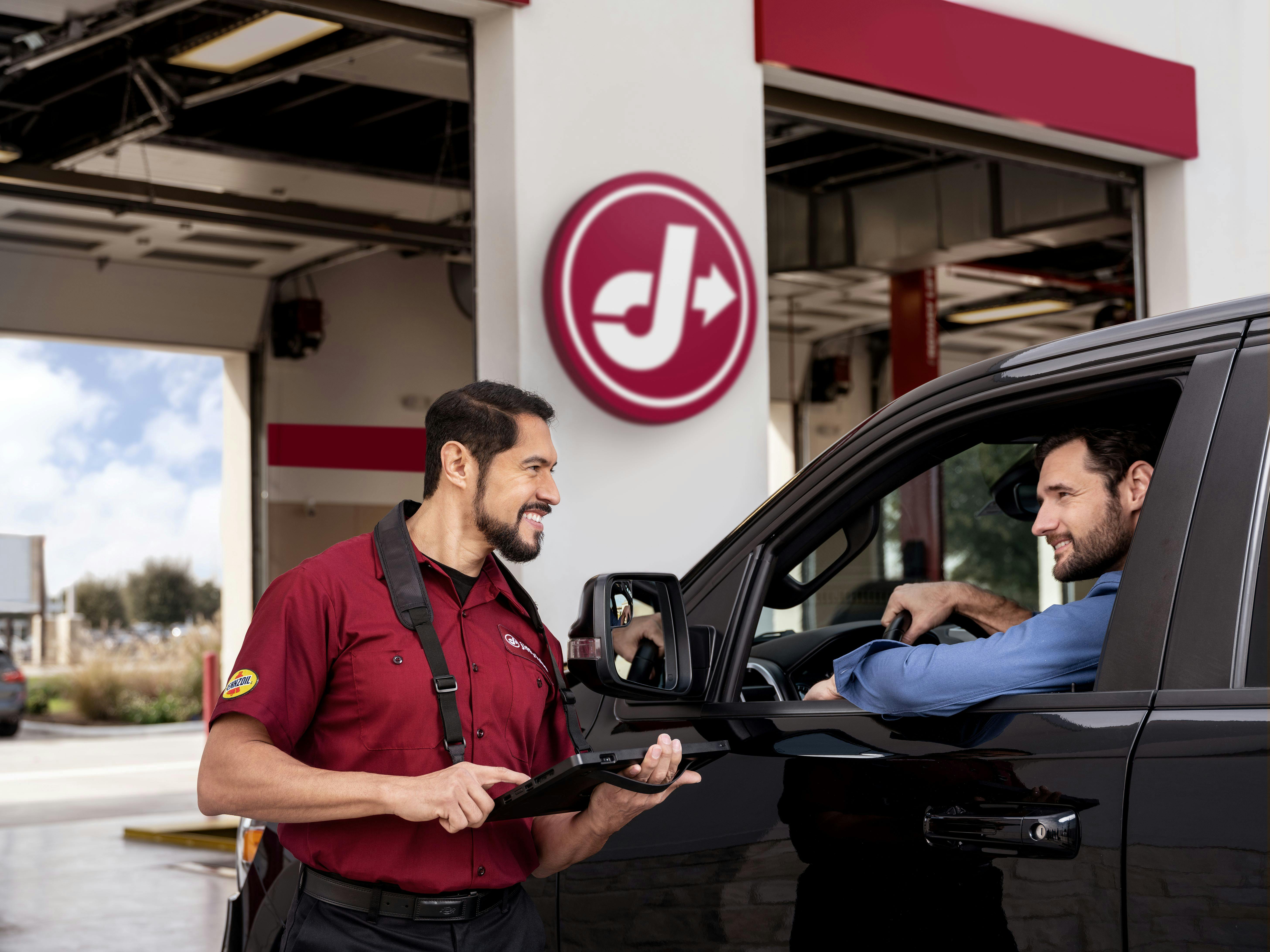 Customer Service Agent greeting a customer