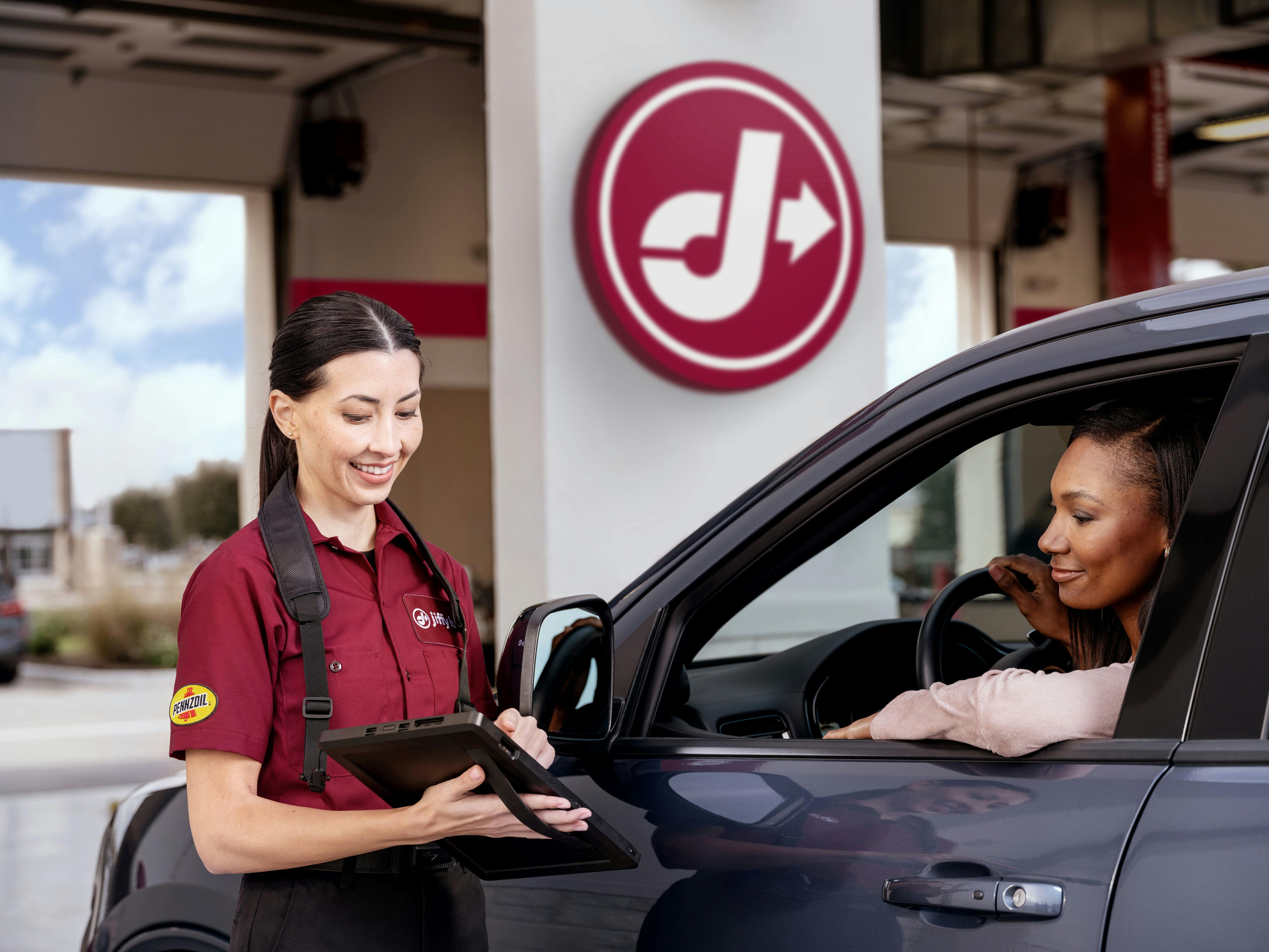 Customer Service Agent greeting a customer