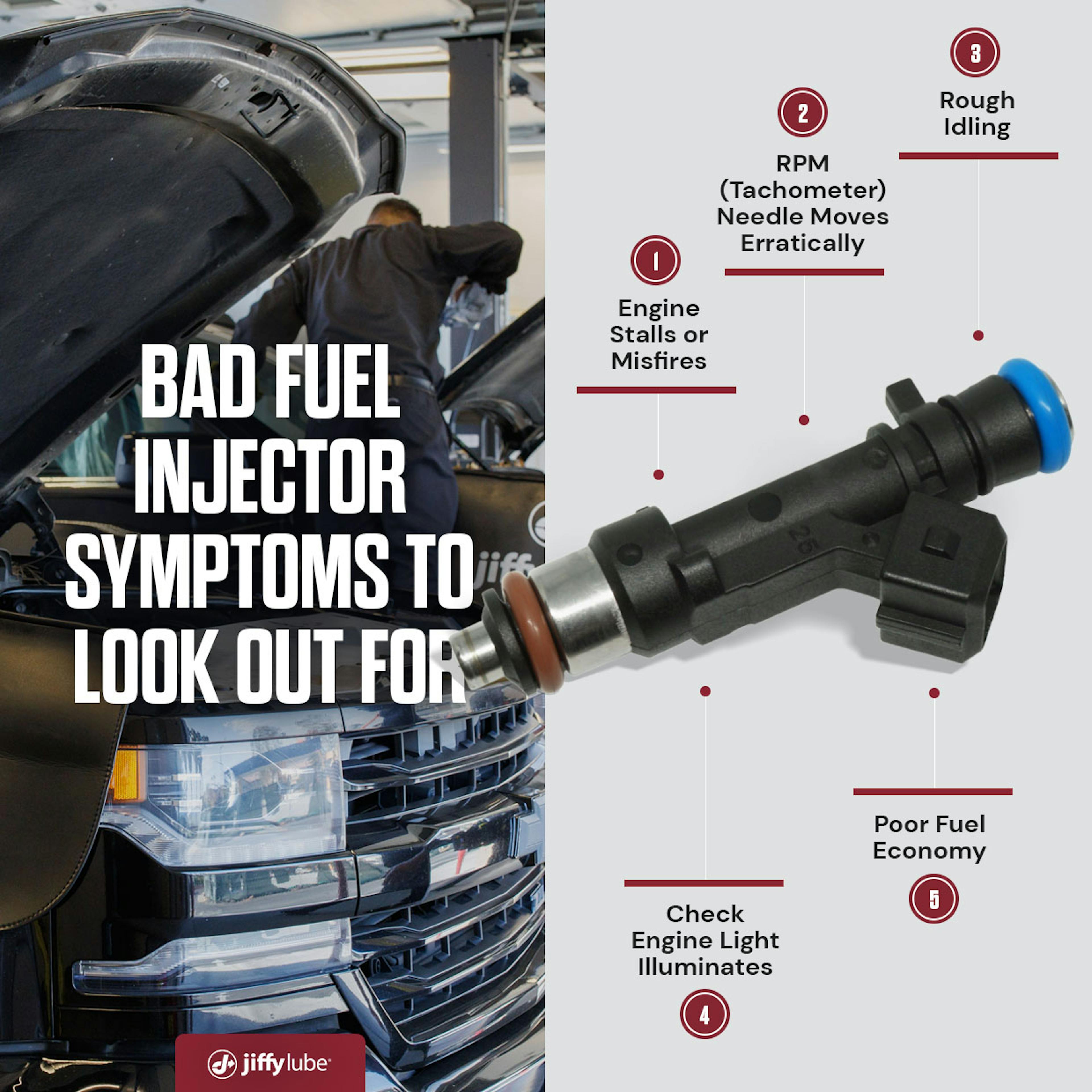 Bad fuel injector symptoms to look out for