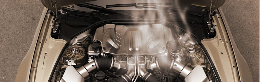 white smoke coming from car engine